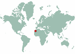 Ksabi in world map